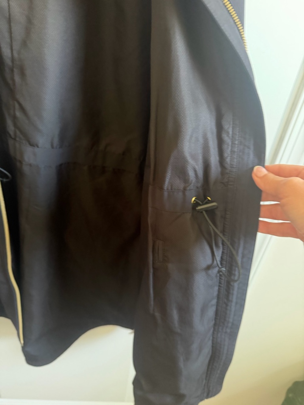 Athleta Black Misty jacket  with Gold Zippers - Picture 7 of 8